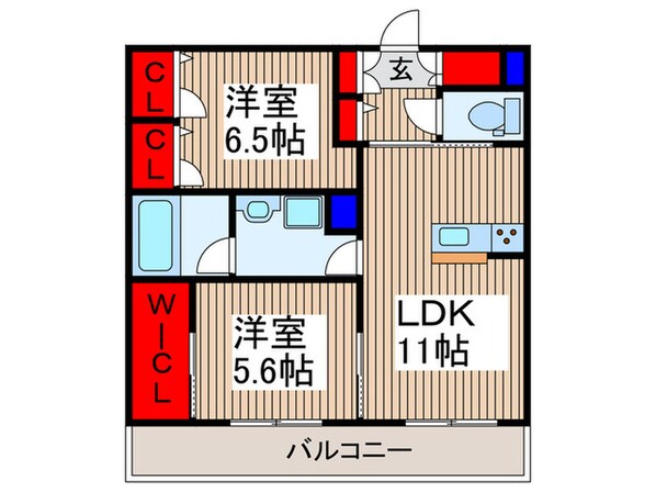 仮）べルウッドレジデンスの物件間取画像